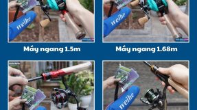 Combo Lure Suối Rút Gọn Weihe Kèm Dây, Mồi & Phụ Kiện