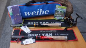 Combo Cần UL Lure Suối Rút Gọn Weihe Kèm Dây, Mồi & Phụ Kiện