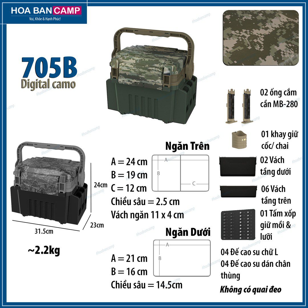Thung MEBAO Camo Design MB705-707-709AB