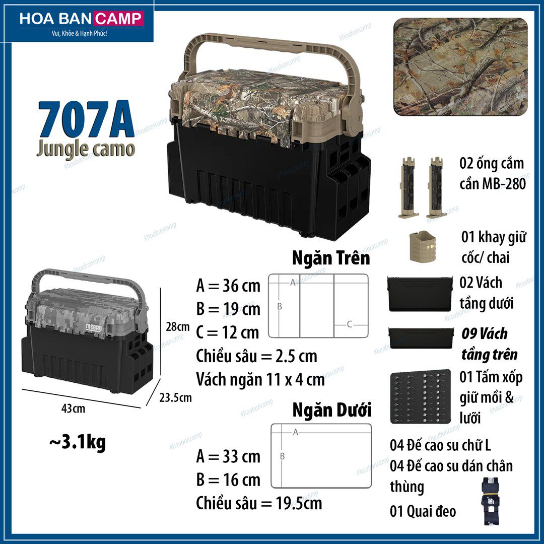 Thung MEBAO Camo Design MB705-707-709AB