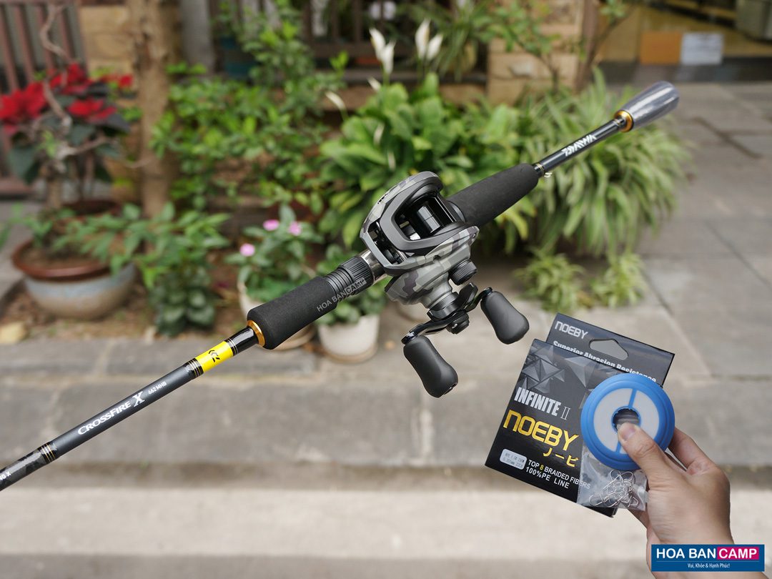 Combo Cần Máy Ngang Daiwa Crossfire-X & PR100H