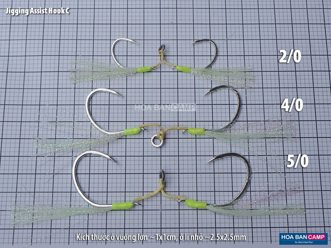 Jigging Noeby Assist Hook C 2pcs