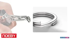 NOEBY Heavy-Duty Hyper Wire Split Ring NBSR001