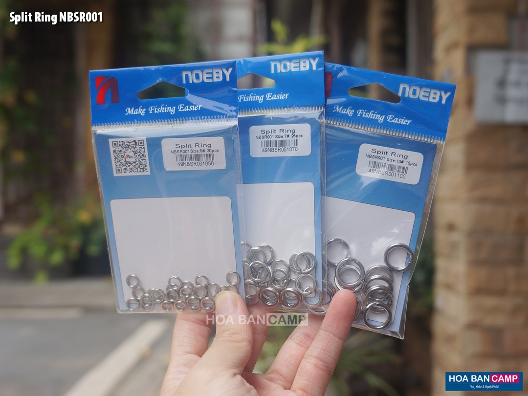 NOEBY Heavy-Duty Hyper Wire Split Ring NBSR001