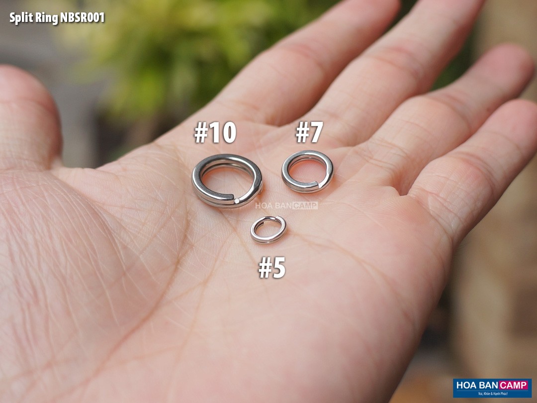 NOEBY Heavy-Duty Hyper Wire Split Ring NBSR001