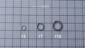 NOEBY Heavy-Duty Hyper Wire Split Ring NBSR001