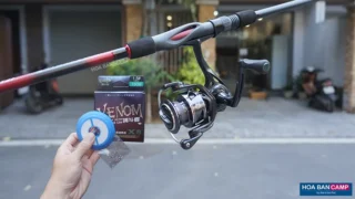 Combo Cần Máy Dọc Daiwa Ninja & Alpha Tackle Crazee SP
