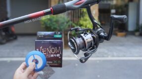 Combo Cần Máy Dọc Daiwa Ninja & Alpha Tackle Crazee SP